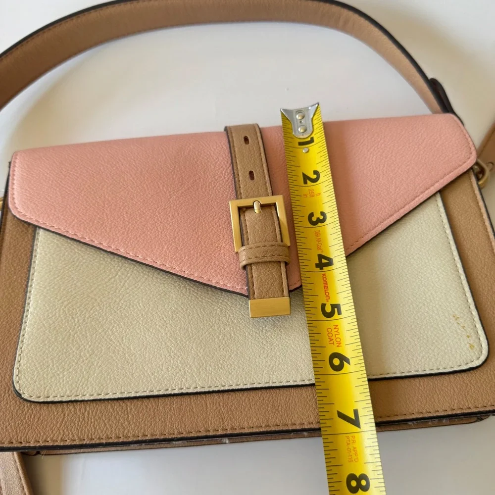 Colorblock Convertible Crossbody Bag‎ Purse Fashion Shoulder Flap Handbag